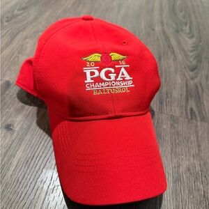 Nike Golf 2016 PGA Championship Baltusrol Red Adjustable Hat